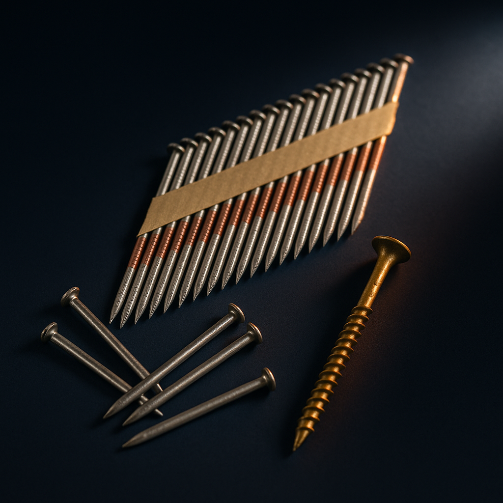 Kiwi Nails β premium fastener range, BRANZ Appraised.