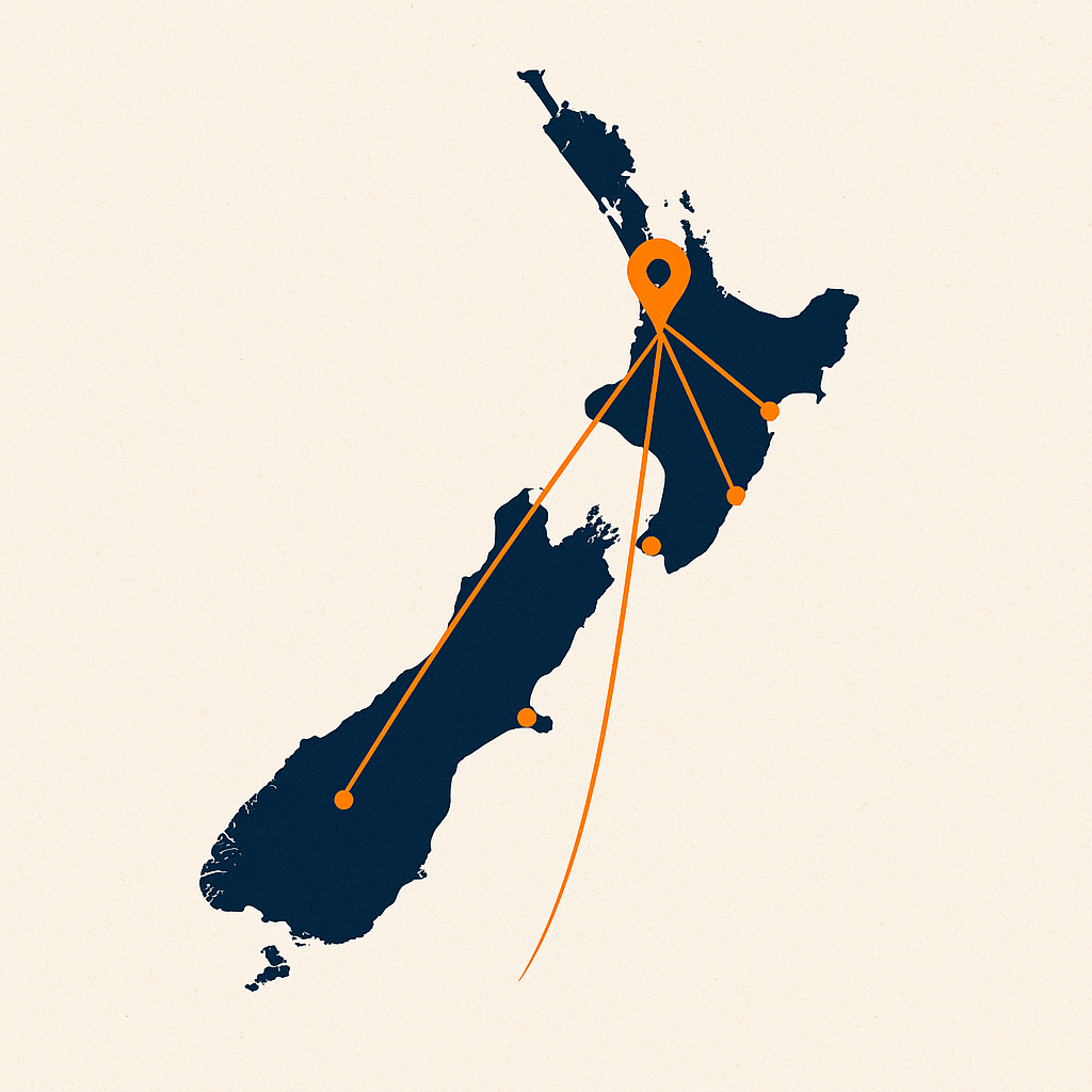Kiwi Nails NZ delivery network